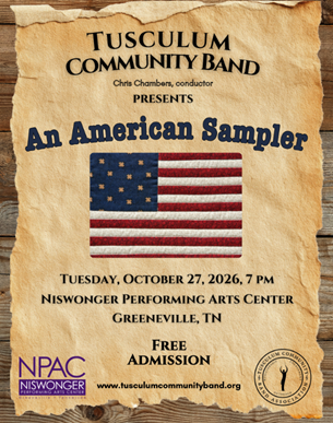 Tusculum Community Band Performs An American Sampler