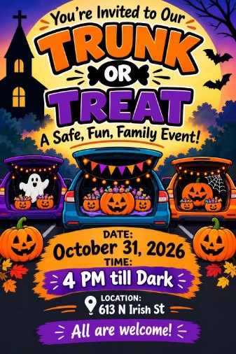 Christian Heritage Drive-Thru Trunk-Or-Treat