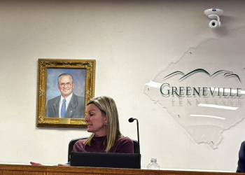 (L-R) Tim Teague, Cathy Osborne and Cal Doty during the October 6th meeting of the City Council